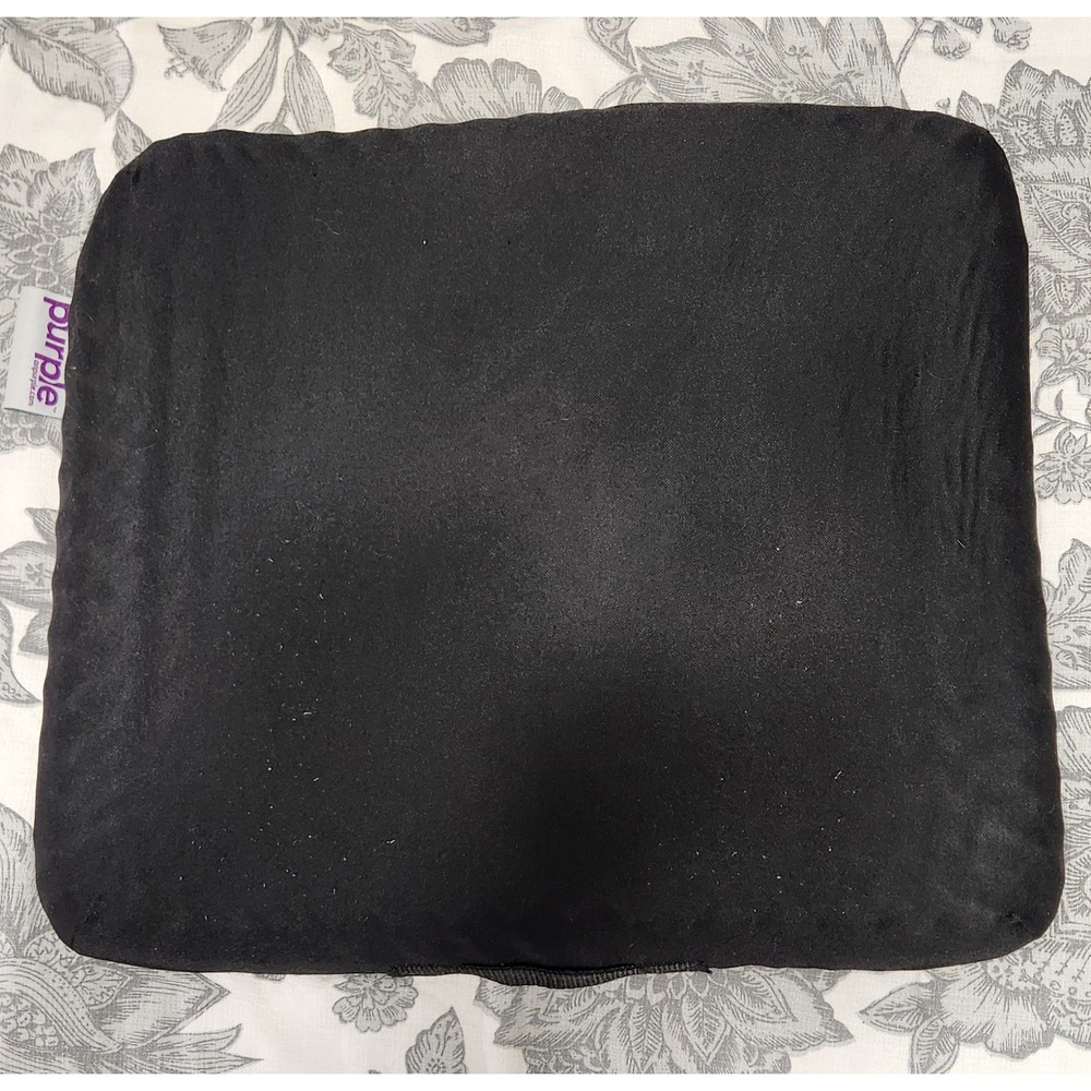 Purple Ultimate Seat Cushion Black Grid Pressure Relief Support Orthopedic Chair
